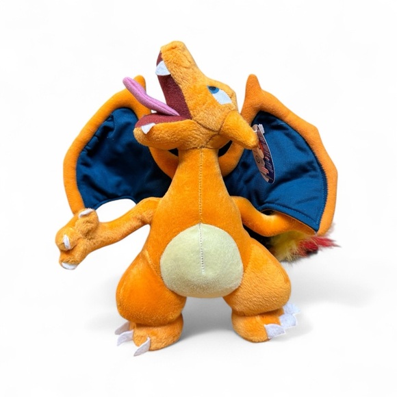 Pokemon Other - Pokémon Charizard Plush 12” Play By Play 1999 Nintendo Vintage NWT